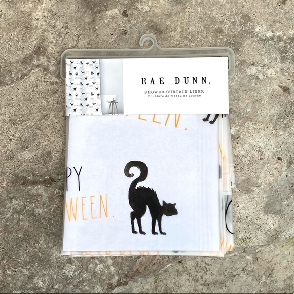 Rae Dunn Other - Rae Dunn HAPPY HALLOWEEN Shower Curtain Liner